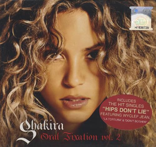 Shakira Oral Fixation Vol.2 CD album (CDLP) Malaysia IKACDOR362502