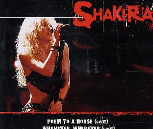 Shakira Poem To A Horse - Live CD single (CD5 / 5") Dutch IKAC5PO290991