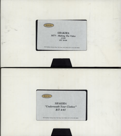 Shakira Promo Videos video (VHS or PAL or NTSC) US IKAVIPR578925