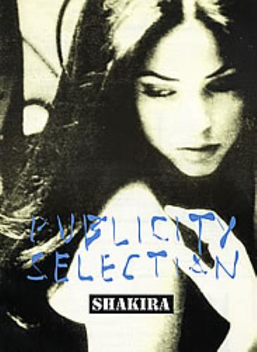 Shakira Publicity Selection press book Japanese IKAPBPU272439
