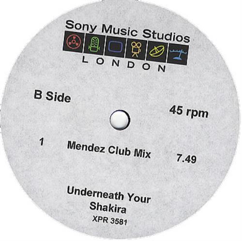 Shakira Underneath Your Shakira 12" vinyl single (12 inch record / Maxi-single) UK IKA12UN375419