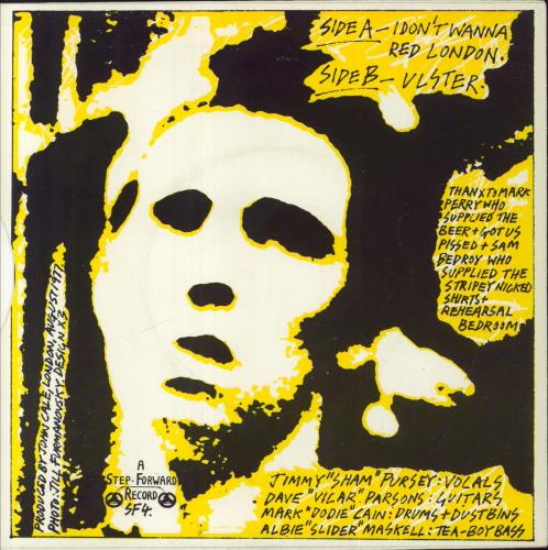 Sham 69 I Don't Wanna - 2nd - P/S 7" vinyl single (7 inch record / 45) UK S6907ID832082