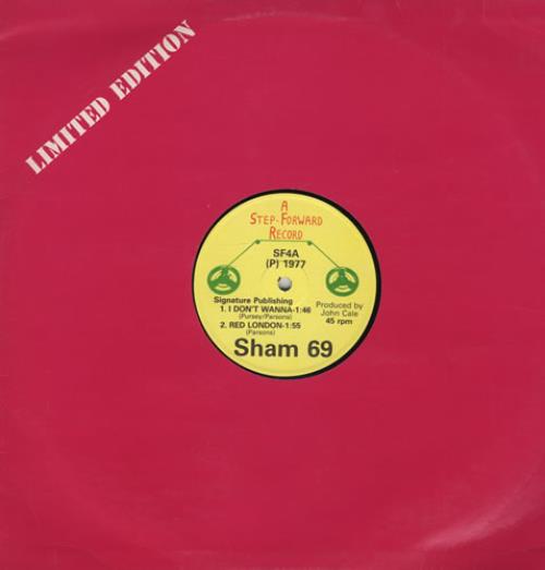 Sham 69 I Don't Wanna 12" vinyl single (12 inch record / Maxi-single) UK S6912ID434437