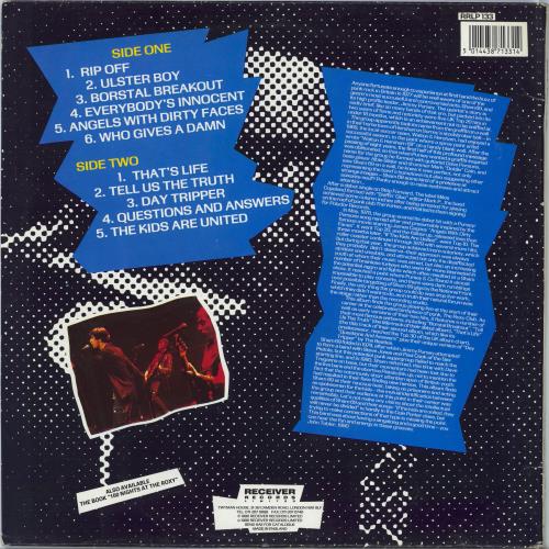 Sham 69 Live At The Roxy Club vinyl LP album (LP record) UK S69LPLI776399