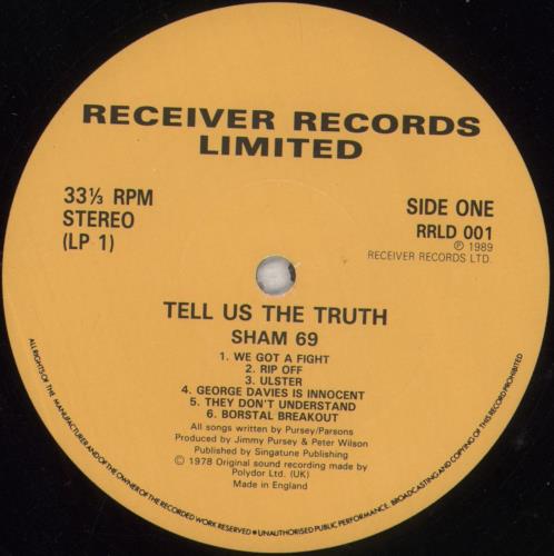 Sham 69 Tell Us The Truth / That's Life 2-LP vinyl record set (Double LP Album) UK S692LTE831704
