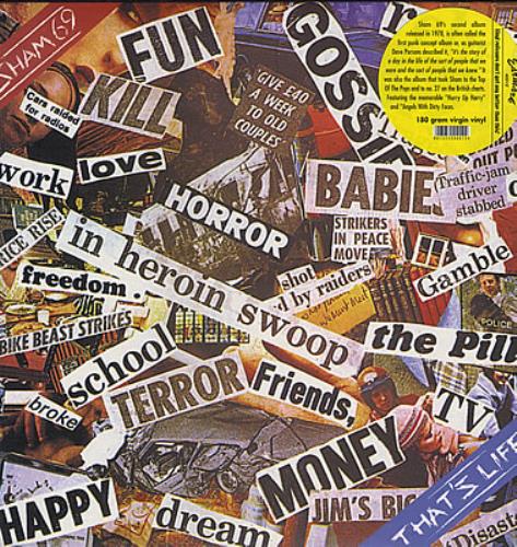 Sham 69 That's Life vinyl LP album (LP record) UK S69LPTH372944
