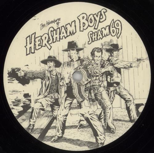 Sham 69 The Adventures Of Hersham Boys + 12" - EX 2-LP vinyl record set (Double LP Album) UK S692LTH549749