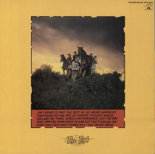 Sham 69 The Adventures Of The Hersham Boys - Hype Sticker vinyl LP album (LP record) UK S69LPTH229867