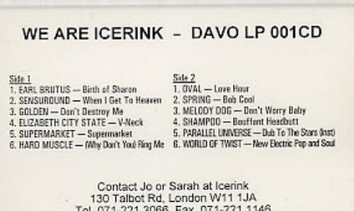 Shampoo Bouffant Headbutt cassette album UK SPOCLBO292311