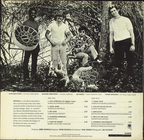 Shango Shango vinyl LP album (LP record) German S2OLPSH802734