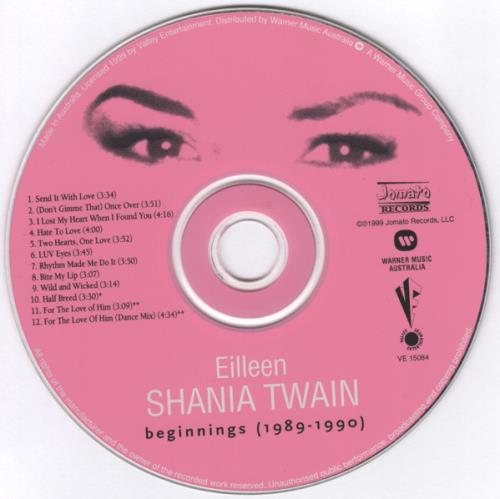 Shania Twain Beginnings CD album (CDLP) Australian SIACDBE150223