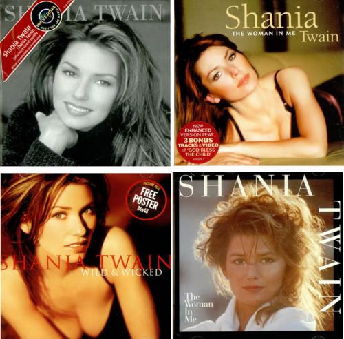 Shania Twain Collection Of 5 CD Albums CD album (CDLP) UK SIACDCO417940