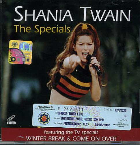 Shania Twain The Specials Video CD Malaysia SIAVDTH312977
