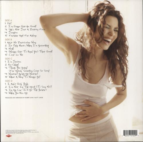 Shania Twain Up! - Red Vinyl 2-LP vinyl record set (Double LP Album) UK SIA2LUP857363