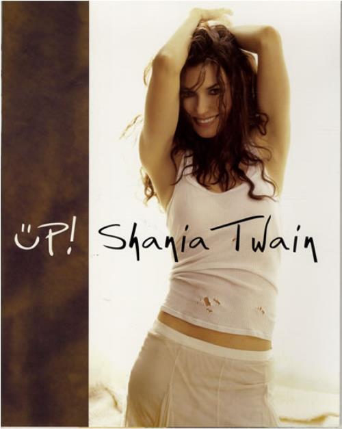 Shania Twain Up! tour programme UK SIATRUP565173