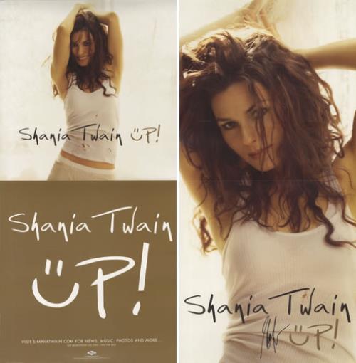Shania Twain Up - Autographed poster US SIAPOUP466593