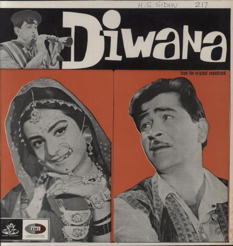 Shankar-Jaikishan Diwana - VG vinyl LP album (LP record) Indian 4IJLPDI852213