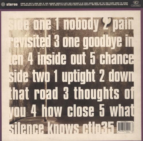 Shara Nelson What Silence Knows + Hype Stickers vinyl LP album (LP record) UK SNLLPWH828376