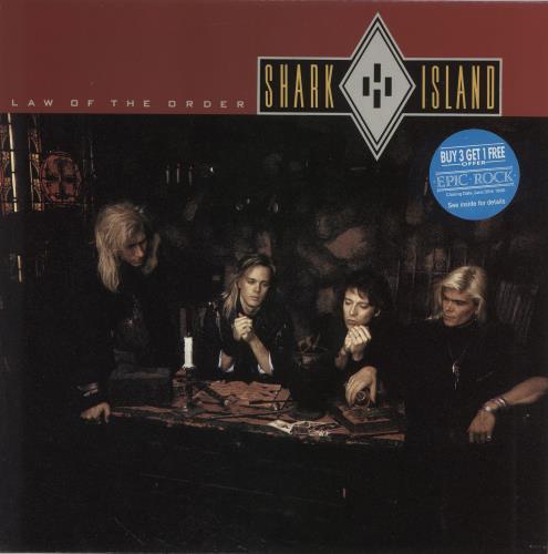 Shark Island Law Of The Order vinyl LP album (LP record) UK VHBLPLA580106