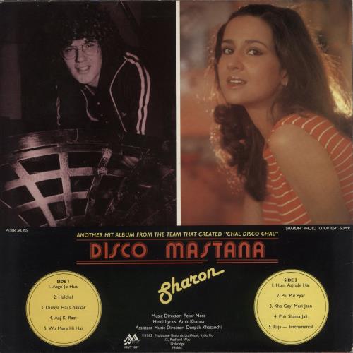 Sharon Prabhakar Disco Mastana vinyl LP album (LP record) UK 83ALPDI866049