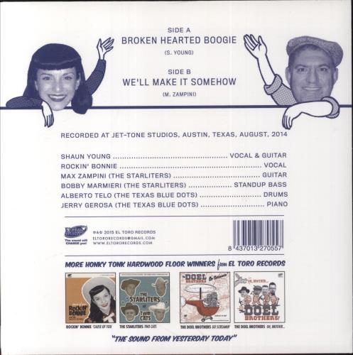 Shaun Young Texas Duets 7" vinyl single (7 inch record / 45) Spanish 7UC07TE851727