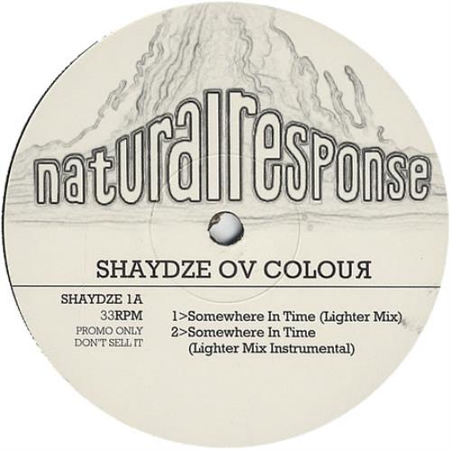 Shaydze Of Colour Somewhere In Time 12" vinyl single (12 inch record / Maxi-single) UK SJV12SO408157