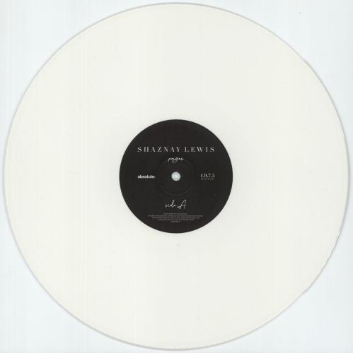 Shaznay Lewis Pages - White Vinyl vinyl LP album (LP record) UK SLZLPPA881631