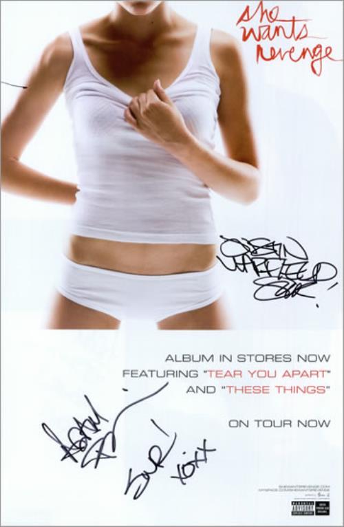 She Wants Revenge She Wants Revenge - 3 Autographs poster US WNVPOSH482126