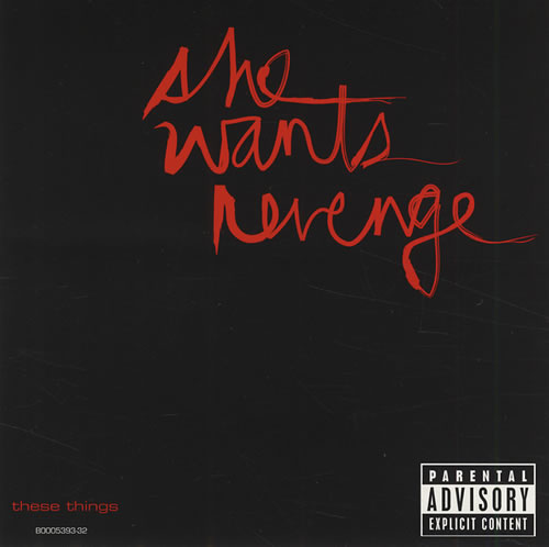 She Wants Revenge These Things CD single (CD5 / 5") US WNVC5TH428942