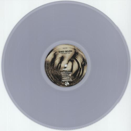 Shed Seven A Matter Of Time - Clear Vinyl + Autographed Obi vinyl LP album (LP record) UK S-SLPAM874923