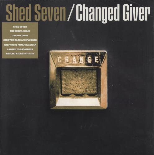 Shed Seven Changed Giver - Black & White Split Vinyl - RSD24 vinyl LP album (LP record) UK S-SLPCH874901