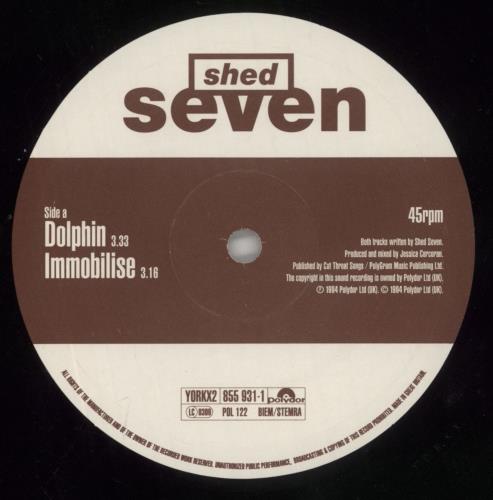 Shed Seven Dolphin 12" vinyl single (12 inch record / Maxi-single) UK S-S12DO52153