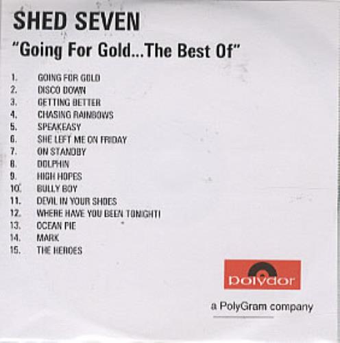 Shed Seven Going For Gold... The Best Of CD-R acetate UK S-SCRGO305168