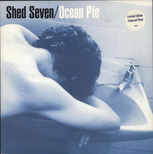 Shed Seven Ocean Pie - Clear Vinyl 7" vinyl single (7 inch record / 45) UK S-S07OC71846
