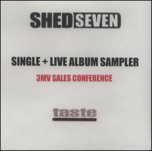 Shed Seven Single + Live Album Sampler CD-R acetate UK S-SCRSI251849