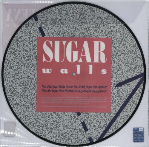 Sheena Easton Sugar Walls 12" vinyl picture disc (12 inch picture record) US EAS2PSU775654