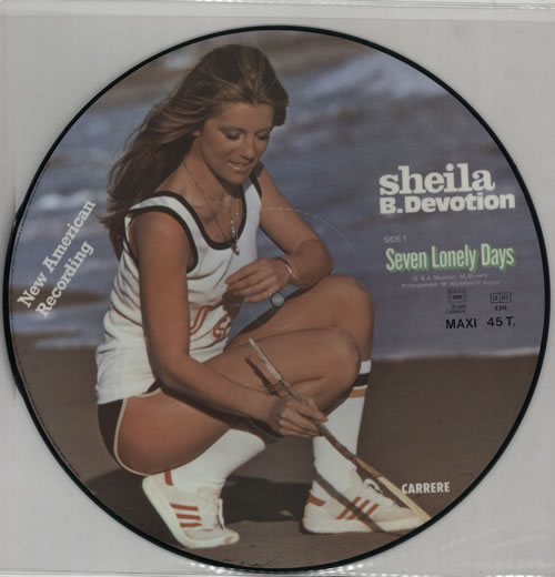 Sheila & B Devotion Seven Lonely Days 12" vinyl picture disc (12 inch picture record) French SH82PSE572112
