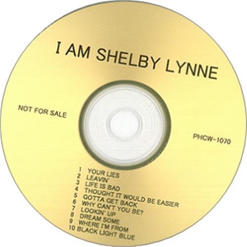 Shelby Lynne I Am Shelby Lynne CD-R acetate Japanese YLYCRIA160475