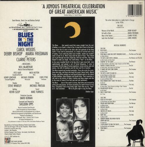 Sheldon Epps Blues In The Night + Programme vinyl LP album (LP record) UK 1NELPBL878424