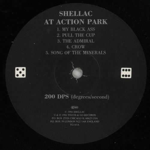Shellac Shellac At Action Park vinyl LP album (LP record) UK SHCLPSH515290