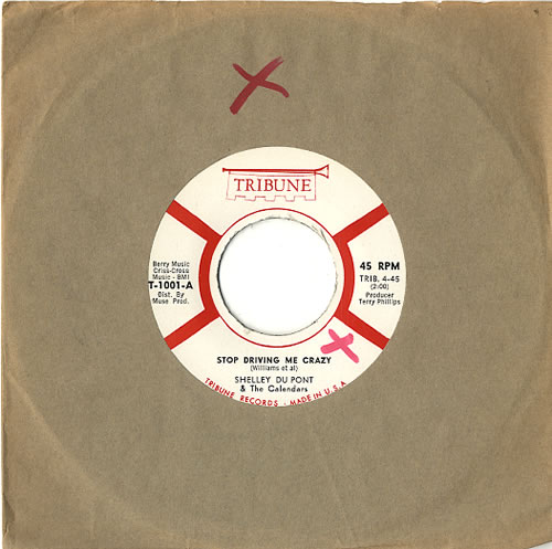 Shelley Dupont Stop Driving Me Crazy 7" vinyl single (7 inch record / 45) US WZ807ST613556