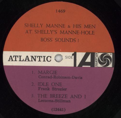 Shelly Manne Boss Sounds! vinyl LP album (LP record) US MNNLPBO566127