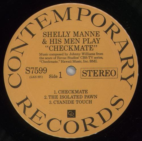 Shelly Manne Checkmate vinyl LP album (LP record) US MNNLPCH566071