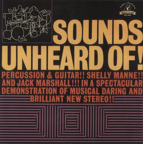 Shelly Manne Sounds Unheard Of! vinyl LP album (LP record) US MNNLPSO878029