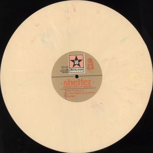 Shelter Perfection of Desire vinyl LP album (LP record) US V2FLPPE733919