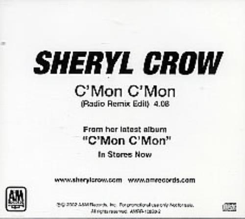 Sheryl Crow C'Mon C'Mon CD-R acetate US SCWCRCM267412