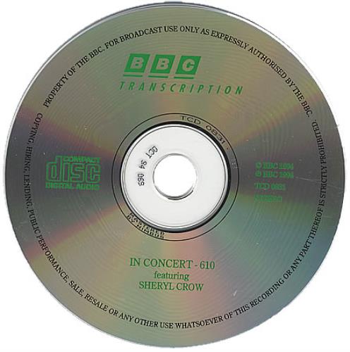 Sheryl Crow In Concert 610 CD album (CDLP) UK SCWCDIN367185