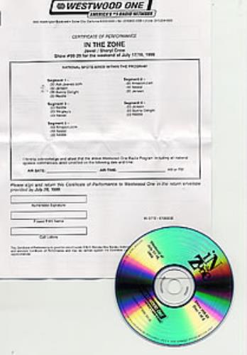 Sheryl Crow In The Zone CD album (CDLP) US SCWCDIN152139