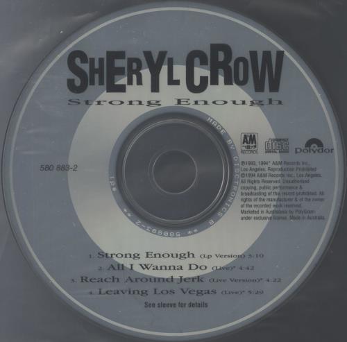 Sheryl Crow Strong Enough CD single (CD5 / 5") Australian SCWC5ST76816
