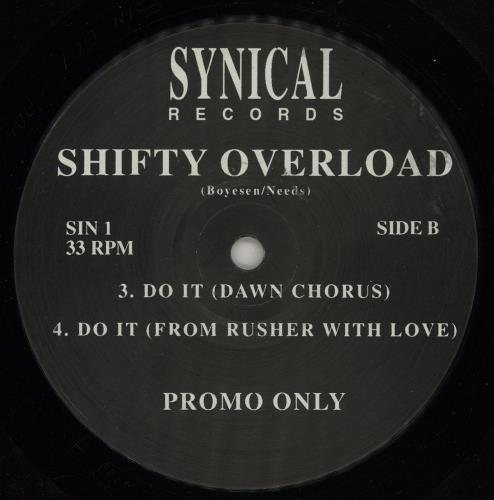 Shifty Overload Do It - Promo 12" vinyl single (12 inch record / Maxi-single) UK 2IQ12DO758289
